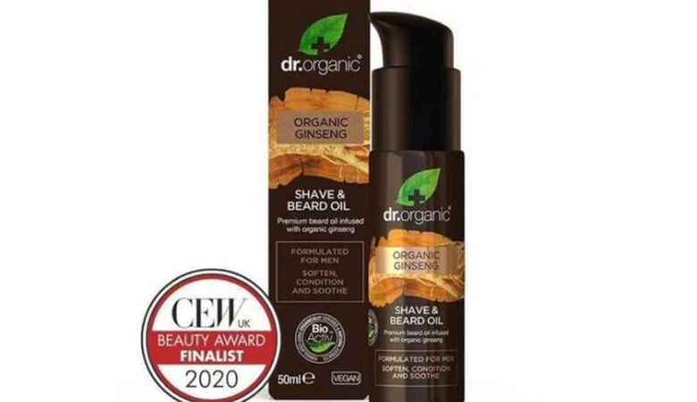 Dr Organic Ginseng Mens Shave & Beard Oil 50ml
