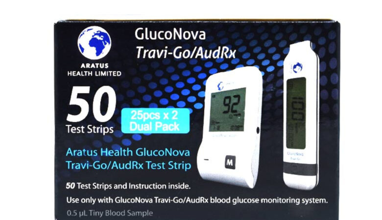 Gluconova blood glucose test strips 50`s