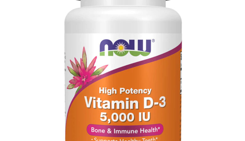 NOW Vitamin D3 5000 iu 120’s