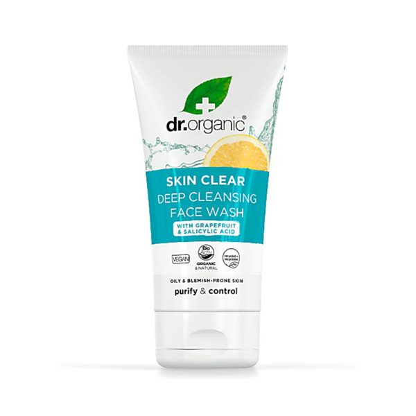 Dr Organic Skin Clear Deep Pore Face Wash 125ml