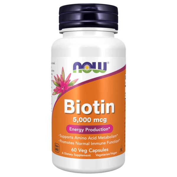NOW Biotin 5000 mcg 60’s
