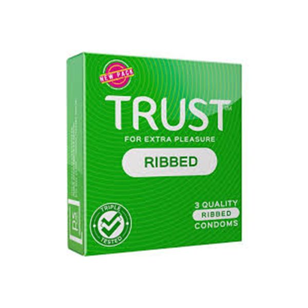 Trust Condom Ribbed 3Pk